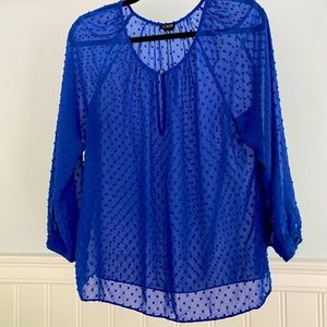 J Crew 3/4 length sleeve blouse
